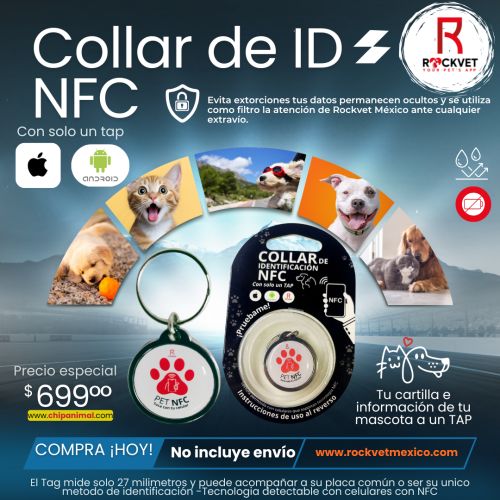 imagen de Collar NFC ROCKVET MEXICO: Seguridad Inteligent con id 33352