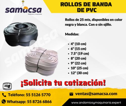 imagen de BANDA DE PVC PARA JUNTAS FRÍAS, SAMACSA con id 35742