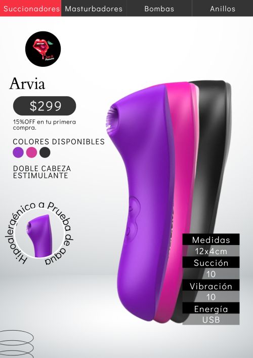 imagen de ARVIA Succionador Recargable 10+10 Modos con id 36634